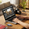 Usb3.2 gen2 10gbps high-speed two-in-one card reader cfexpress typeb/sd card reader