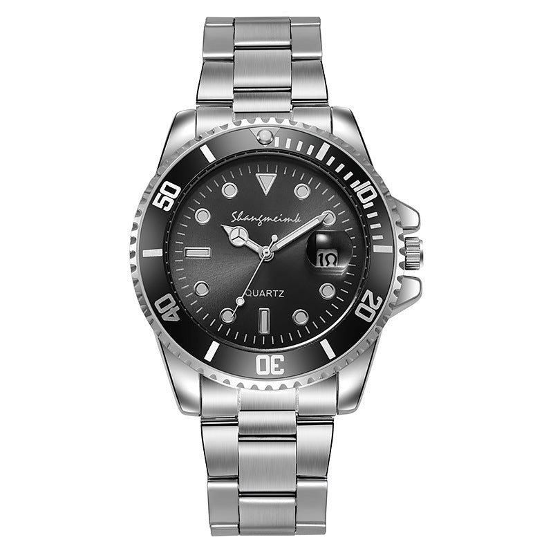 New arrival green water ghost fully automatic fake mechanical watch men's watch calendar waterproof luminous douyin kuaishou hot selling watch