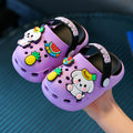 Kids' clogs: summer indoor anti-slip cartoon sandals for boys and girls, toddler to big kid sizes, perfect for indoor, outdoor, beach, and everyday wear