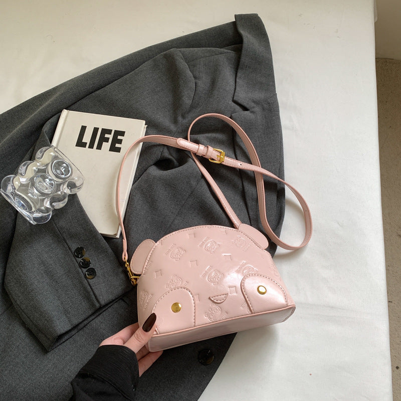 Cross-border senior simple commuter portable small square bag women's 2025 new fashion versatile niche design messenger bag