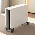 Foldable dining table, thickened rectangular desk, small apartment-friendly, no assembly required, portable, multi-functional, dual-purpose, easy-to-assemble table