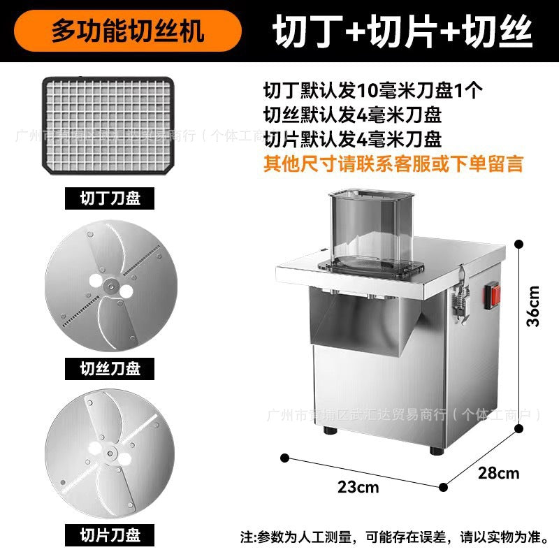 Dicing machine commercial potato multi-purpose capsules radish carrot onion shredding vegetable cutting machine slicing multi-function