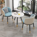 Balcony tea table set - 2025 new arrival: small, trendy, round coffee table with chairs - perfect for relaxing, receptions, and business meetings