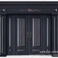 Zinc alloy villa door double door courtyard door entrance double door rural self-built house security door for home entrance door