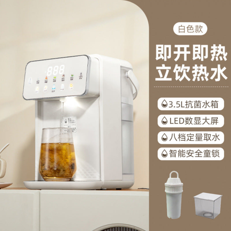 Color screen instant heating water dispenser temperature adjustment intelligent large screen direct drinking machine tea making milk boiling water cross-border us regulations