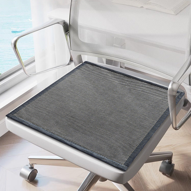 Summer breathable ice silk seat cushion, chair cushion, office sedentary cool cushion, breathable car seat cushion, computer chair mat, non-slip cushion