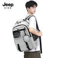 Jeep boys' backpack - new 2026 model for elementary school students (grades 3-6) - lightweight, spine-protecting school bag for girls and boys