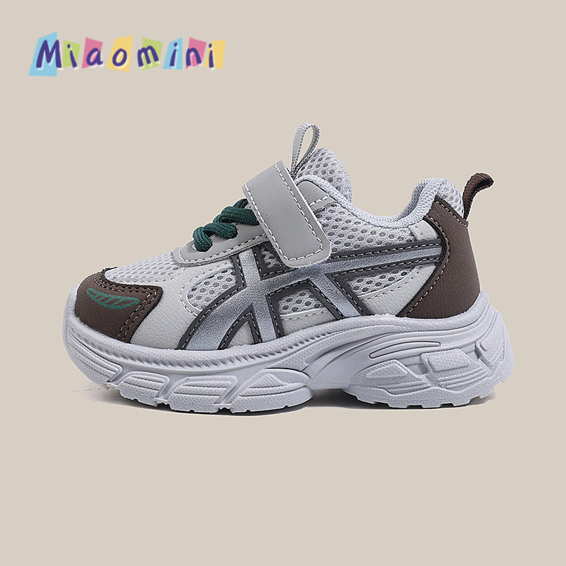 spring/autumn new collection: boys' and girls' athletic shoes, kids' casual chunky sneakers, running shoes for toddlers and young children (ages 1-6)