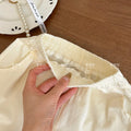 Girls' summer new style outfit: chic sleeveless babydoll top and trendy wide-leg casual pants two-piece set
