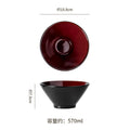 Retro style kiln discoloration clay hat bowl japanese restaurant high-looking ramen bowl home practical soup bowl noodle bowl