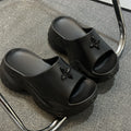 Trending chunky platform slides for women - new summer 2025 collection: perfect for outdoor wear, summer lounging, and students looking for a height boost