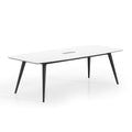 Conference table set: modern minimalist design for small meeting rooms, training, negotiations, live streaming, and office workstations