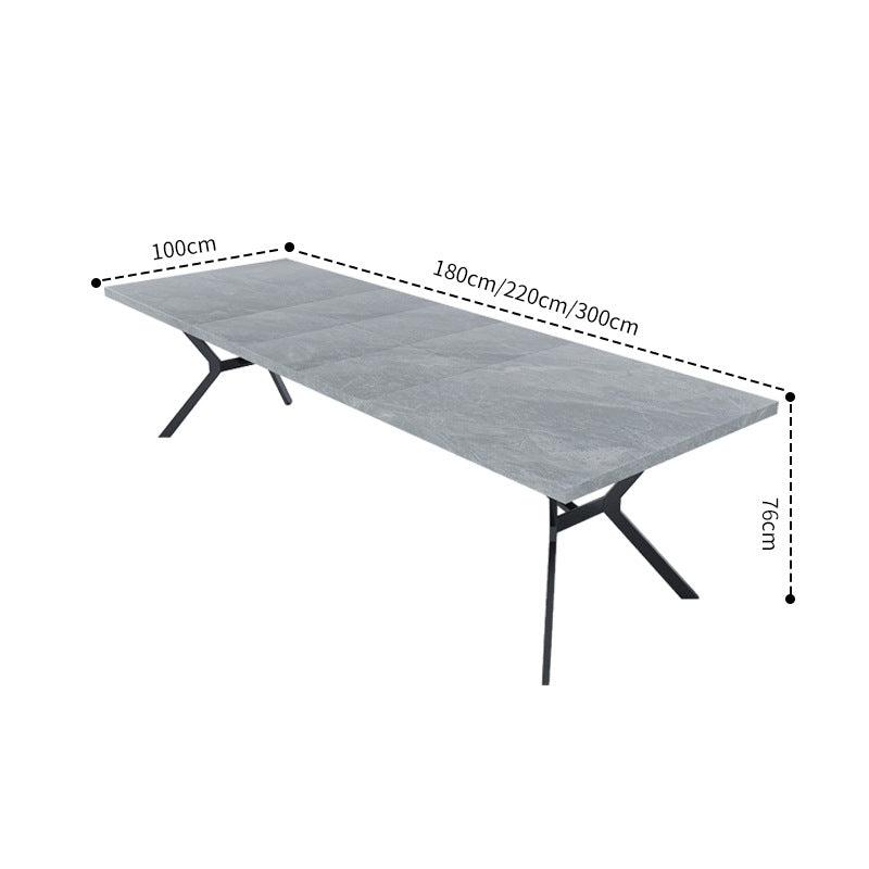 Factory direct wholesale customizable nordic light luxury dining table modern minimalist home stretchable small apartment living room table