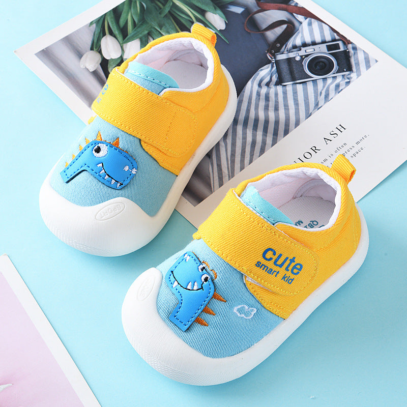 autumn collection: new fall toddler shoes for baby girls (0-1-3 years) - fabric spring/autumn first walker shoes for baby boys