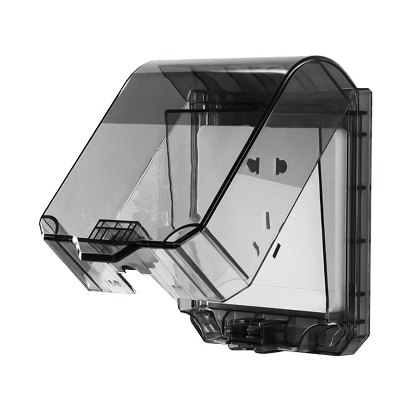 86 type bathroom balcony bathroom paste switch socket protective cover splash proof waterproof box socket waterproof cover