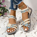 European and american new spring/summer  export sports sandals - printed, hook-and-loop closure, plus size women's sandals - dropshipping available