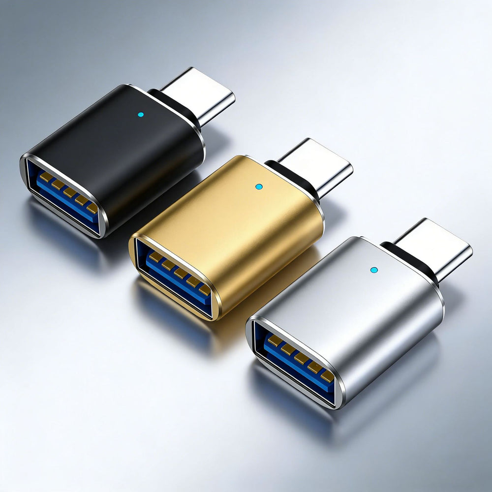Type-c phone adapter otg converter usb 3.0 interface, compatible with apple 17, usb drive charging, car mount, 120w