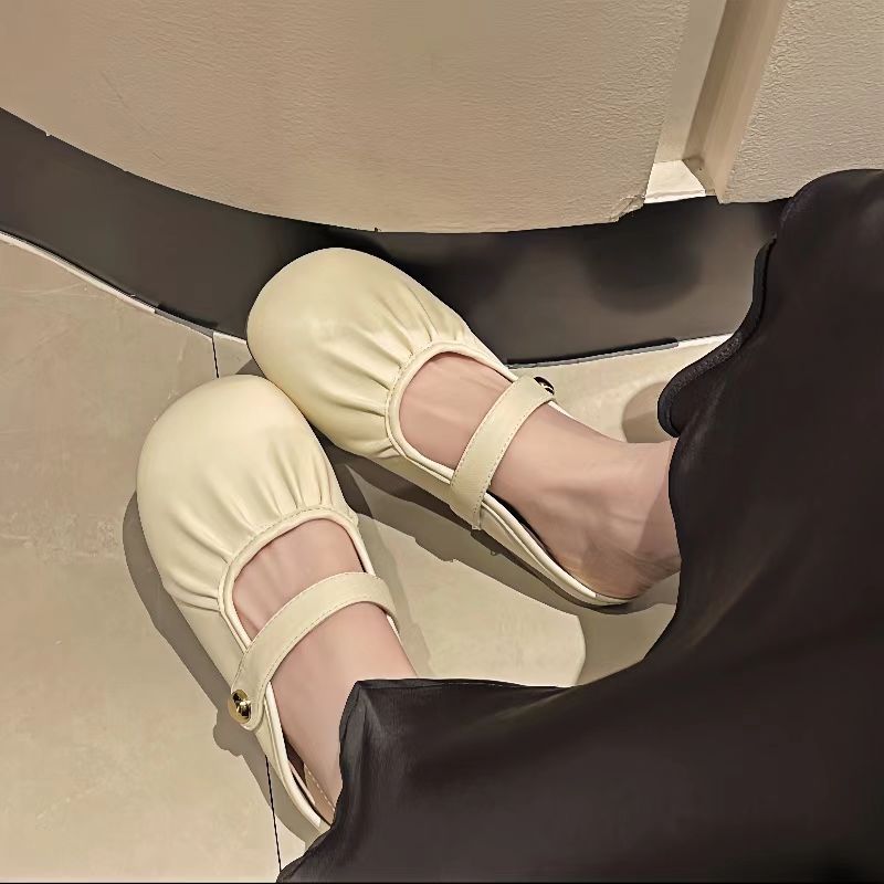 Autum mary jane half slippers women's outwear lazy birkenstock shoes sandals wholesale toe shoes abrasion resistantk-styletrendy