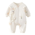 Babibele autumn/winter lightweight cotton romper, quilted newborn butterfly onesie, super cute newborn baby bodysuit