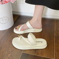 Women's thong sandals - summer 2026 new fashion thick sole french style - perfect with skirts, casual flip-flops, beach sandals