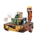 Ai shan hai jing strong magnetic square wooden stick man three-dimensional puzzle puzzle magnetic suction building blocks toy magnetic handmade