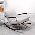 Single fika rocking chair italianaccessible luxury casual sofa rocking chair living room balcony lazy rocking chair sofa wholesale