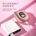 Mini reciprocating double-blade electric shaver - portable travel, full body washable, women's hair removal device