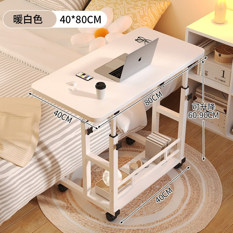 Bedside table movablelift computer table for home bedroom desk simple student dormitory bed small study table