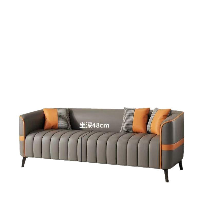 Sofa small apartment apartment office clothing store rest area reception beauty salon double three-seater sofa living room