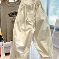Boys' and girls' mosquito-proof pants, summer lightweight cotton cargo pants, new casual loose-fit trousers for boys