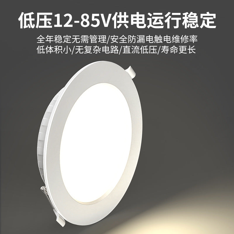 12v24v low voltage downlight embedded led light 36 volt elevator special light marine opening 75 dc ceiling light