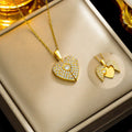 8149 open and close love gold