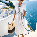 women's summer dress - polished bohemian style elegant maxi dress for cross-border e-commerce and workwear