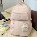 Wholesale 2025 new korean style ins fresh girl backpack outdoor casual double shoulder bag junior high school student bookbag