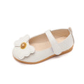 spring/autumn new princess shoes: stylish and trendy girls' leather shoes, soft-soled flats for toddlers and children