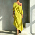 european and american cross-border  independent station new arrivalelegantelegancenormcore cotton and linen women's sleeveless dress