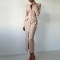 cross-border e-commerce european and american women's clothing: new summer collection - sexy and elegant single-breasted printed slit dress