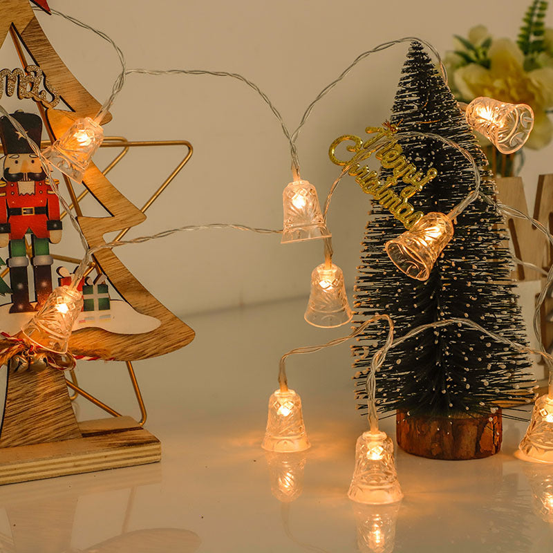 Christmas decorative lights flashing lights string lights hollowed out elk hanging lights girl room layout atmosphere trunk atmosphere