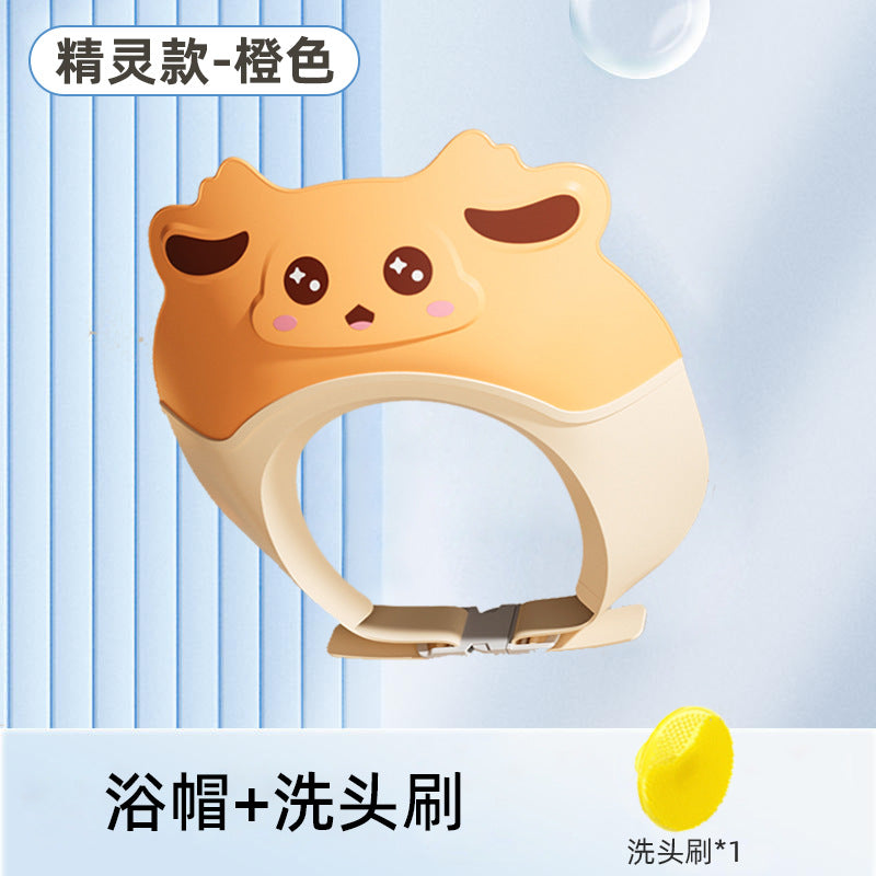 Baby shampoo cap - waterproof, ear-protecting hair washing solution for kids - shampoo shield & bath visor