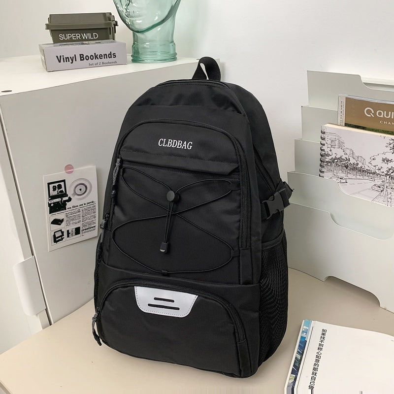 Cross-border backpack New casual versatile lightweight fashion backpack Lightweight large-capacity college student schoolbag