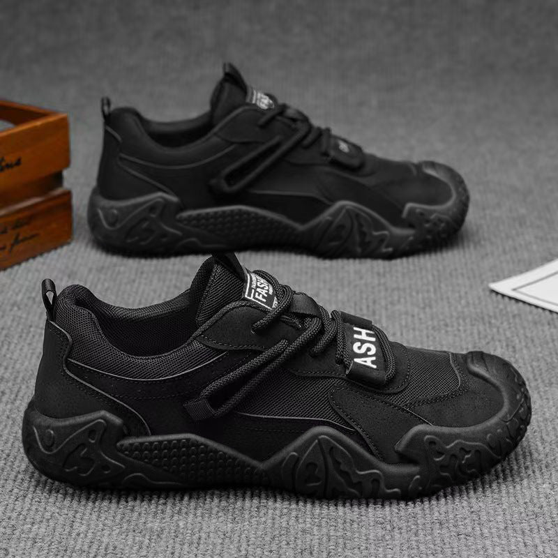 Men's safety shoes - summer mesh breathable construction work shoes - anti-slip, wear-resistant, athletic, casual, outdoor hiking trendy shoes