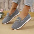 new cross-border casual women's flats - spring solid color round toe low-cut european and american soft sole work shoes, loafers