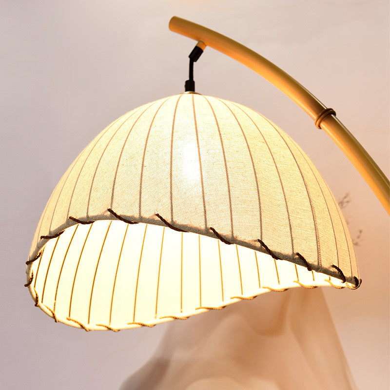 Floor lamp retro wabi-sabi chinese style chinoiserie zen b&b bamboo art living room tea room study reading bedside lamp