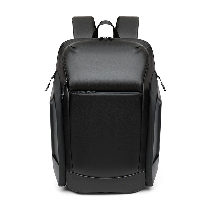 New large-capacity high-end men's backpack, locomotive wind EVA pressure case, computer bag, three-dimensional stylish backpack.