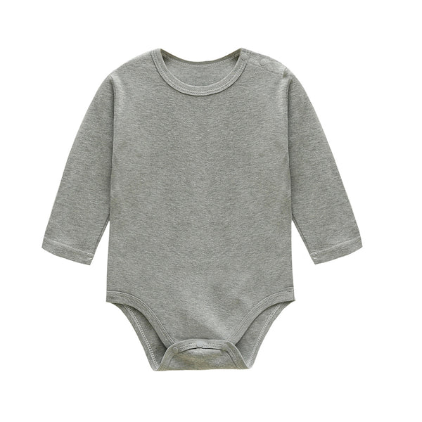 Yin Xiuli Baby Shoulder Buckle Short Sleeve Triangle Romper Cotton Baby Fart Bag Long Sleeve Jumpsuit Climbing Suit Cross-border