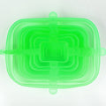 Green 6-piece set/square