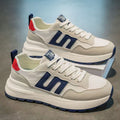 Men's shoes 2025 new winter mesh breathable versatile casual sneakers men's running chunky sole student dad shoes