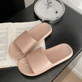 2024 new home indoor slippers for men and women, summer indoor couple beach sandals, flat bottom slides for outdoor wear