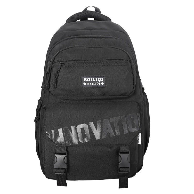 Backpack air cushion shoulder strap support pad schoolbag junior high school student schoolbag casual travel multifunctional compartment schoolbag