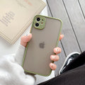 Suitable for apple 16 phantom skin-friendly contrasting color frosted mobile phone case iphone7plus xs fine hole eye protection skin-feeling case